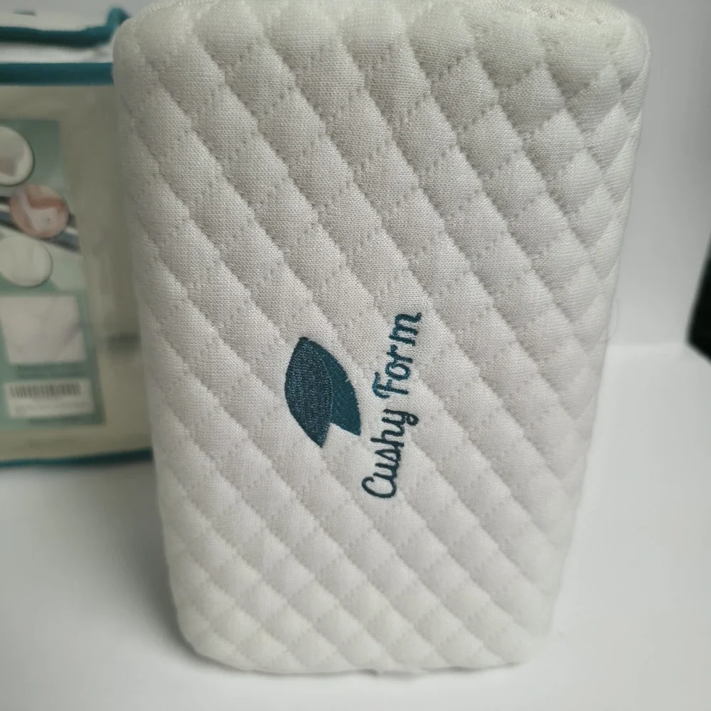 Cushy Form Memory Foam Knee Pillow For Side Sleepers Orthopedic Leg Wedge